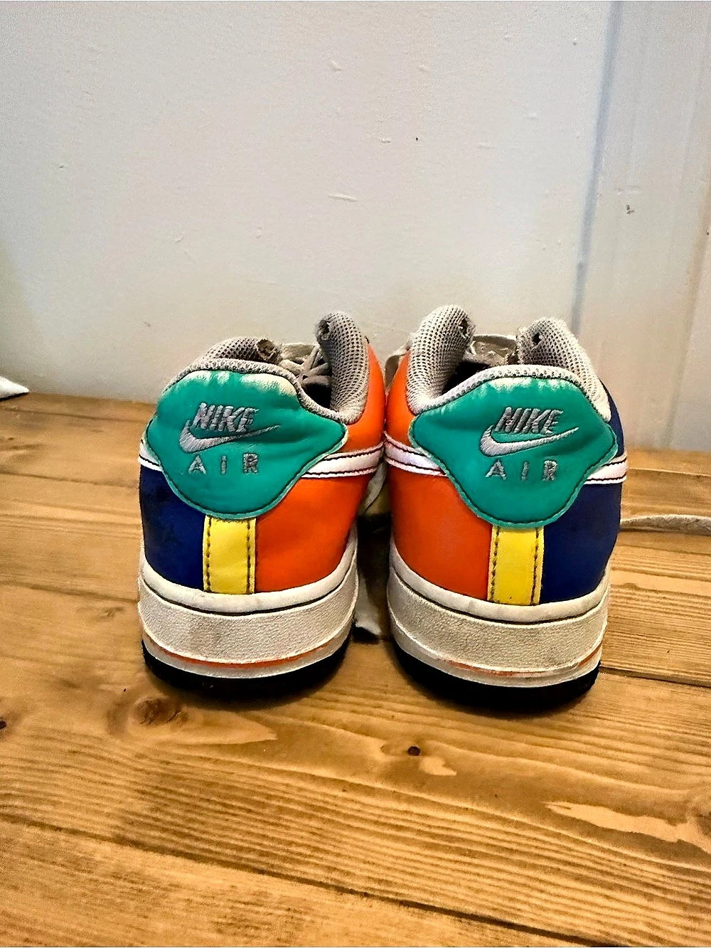 Nike Air Force 1 Low 'Sunburst' Color Block Sneakers - Picture 5 of 8
